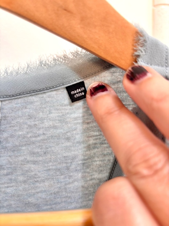 CAbi Womens Blue Racerback Iris Tank Soze Medium Scoop Neck Feathered Fairy - Picture 4 of 7